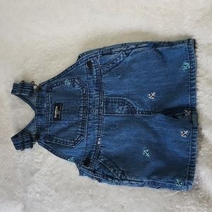 Oshkosh infant boys shortalls with embroidered anchors